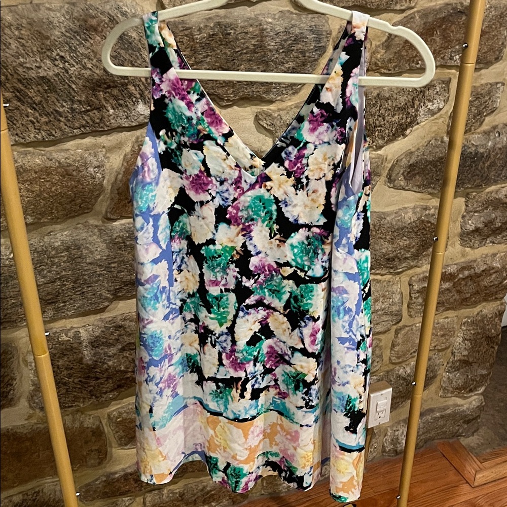 Nanette Lepore Vibrant Floral Swing Mini Dress